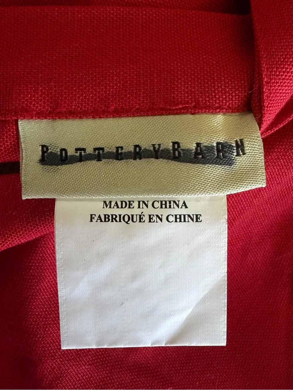 Pottery Barn Red White B Monogram Multi Language Merry Christmas Pillow Cover